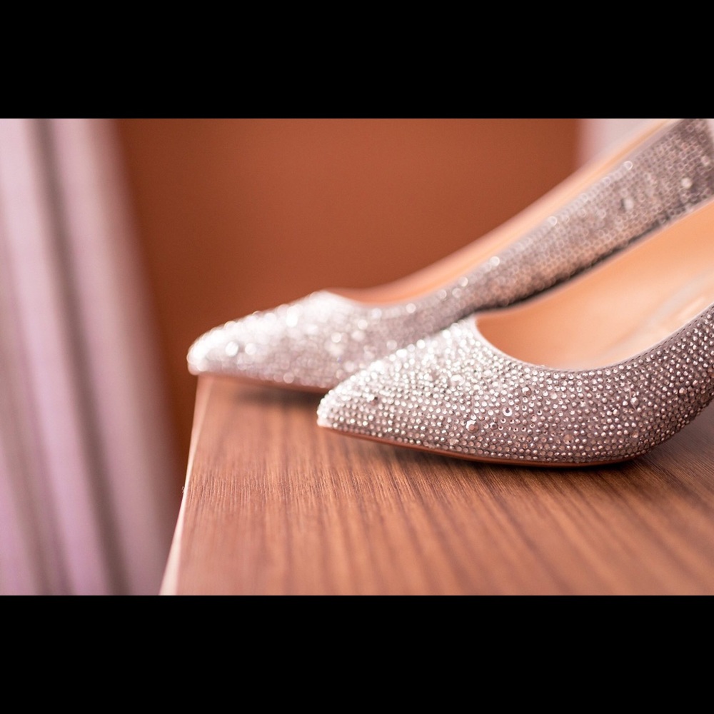 Betsy Johnson Sparkle Kitten Heel